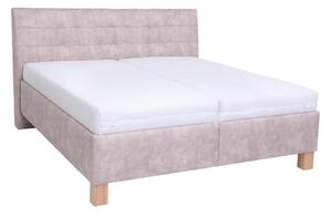 Tapecirani krevet sa skladišnim prostorom bez madraca VIOLET 180x200 cm bež