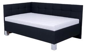 Tapecirani krevet s prostorom za pohranu bez madraca MARIA PETITE 120x200 cm antrac