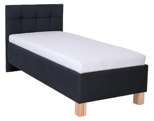 Tapecirani krevet MARIA ONE 90x200 cm s prostorom za pohranu, bez madraca, antra