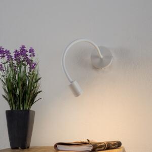 Ideallux Fleksibilna LED zidna svjetiljka Focus, bijela, Bijela, Dnevni boravak/blagovaonica, Metal