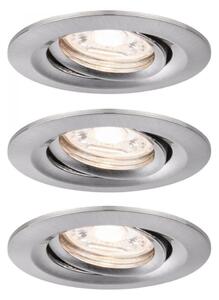Paulmann 92973 - SET 3xLED/4,2W IP23 prigušivo kupaonsko svjetlo COIN 230V
