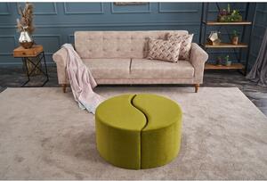 Atelier Del Sofa Tabure, zelena, Alis Puf - Green