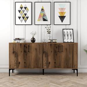 Woody Fashion Komoda, Kiev 160 - Walnut