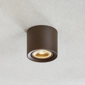 Lucide LED stropna svjetiljka Fedler prigušena do topla, crna, prigušiva, Crno, Dnevni boravak/blagovaonica, Metal