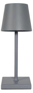 LED Prigušiva punjiva dodirna stolna lampa TABLO LED/3,5W/5V 5200mAh siva