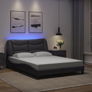 Okvir kreveta s LED-om bez madraca Hvar sivi 140 x 190 cm - Siva / 140 x 190 cm
