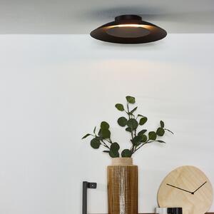 Foskal LED stropna svjetiljka u crnoj boji, Ø 34,5 cm