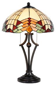 Stolna lampa 5961 u Tiffany izgledu sa šarenim staklom