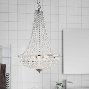 Markslöjd Gränsö luster za kupaonicu, Ø 40 cm, prigušiva, Providna, kupaonica, Kristal