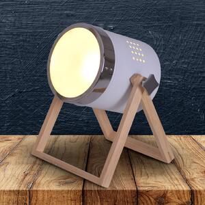 Tim stolna lampa bijelo-srebrna