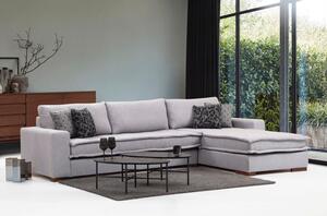 Atelier Del Sofa Kutna garnitura, LENA, lijeva, siva, Lena Corner Right ( L3+Chl ) - Light Grey