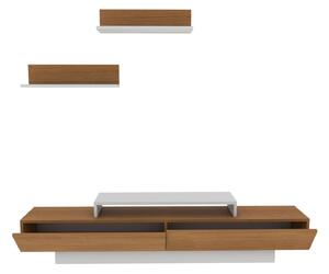 Zondo.hr Set za dnevni boravak Lusalona (bijela + teak). Akcija -30%. 1107307