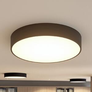 Arcchio LED stropna svjetiljka Noabelle, Ø 60 cm, crna, metal, prigušiva, Crno, Kuhinja, Metal
