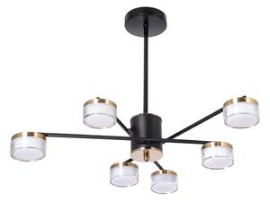LED Viseći luster 6xLED/6W/230V 3000-6500K pr. 59 cm zlatna/crna