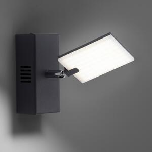 PURE Mira LED zidna svjetiljka s daljinskim, CCT, crna