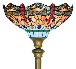 Dragonfly podna lampa u Tiffany stilu