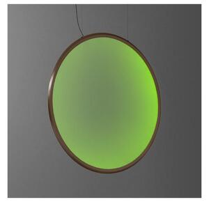 Artemide 1994360APP-LED RGBW Stm. luster na užetu DISCOVERY LED/79W/230V brončan