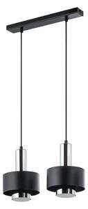 Luster na sajli RIF LUX 2xGX53/12W/230V crna/sjajni krom