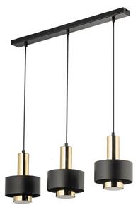 Luster na sajli RIF LUX 3xGX53/12W/230V crna/zlatna