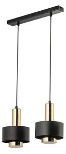 Luster na sajli RIF LUX 2xGX53/12W/230V crna/zlatna