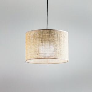 TK Lighting Viseća svjetiljka Juta, jedna žarulja Ø 30 cm, prigušiva, Smeđa / hrđa, Dnevni boravak/blagovaonica, Tkanina / tekstil