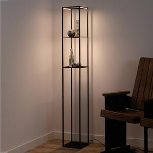 Paul Neuhaus LED podna lampa Contura, crna, metal, 140cm