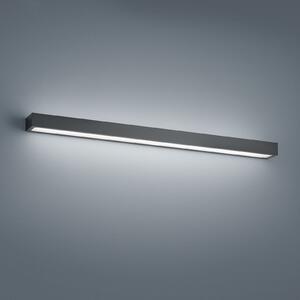 Helestra Theia LED zidna svjetiljka, mat crna 90 cm