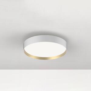 LOOM DESIGN LED stropna svjetiljka Lucia, bijela/zlatna Ø 35 cm