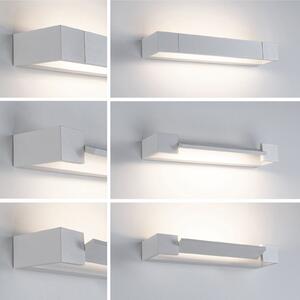 Paulmann LED zidna svjetiljka Lucille, bijela, 40 cm, prigušljiva, IP44, prigušiva, Bijela, kupaonica, Metal