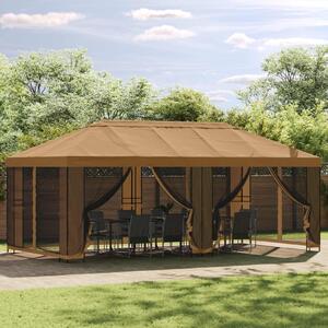 Okvir za gazebo 6 x 3 m Crna Čelik - Crna / 6 x 3 m