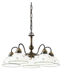 Kolarz 731.85.20 - Luster na lancu NONNA 5xE27/75W/230V zelena