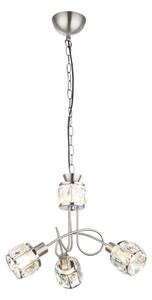 Globo 54356-3H - LED luster KRIS 3xE14/40W/230V + LED/5W na lancu