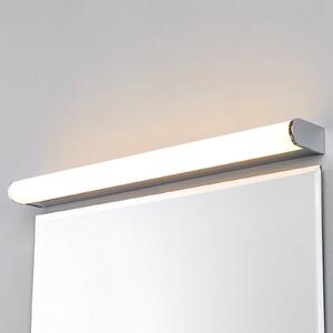 Lindby LED zidna svjetiljka Philippa, zaobljena, 58cm, krom, IP44, Metalik, kupaonica, Metal