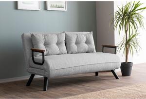 Atelier Del Sofa Dvosjed, Sando 2-Seater - Teddy Fabric - Grey