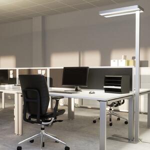 Arcchio Logan Neo LED podna svjetiljka, srebrna, 8.000 lm, prigušiva