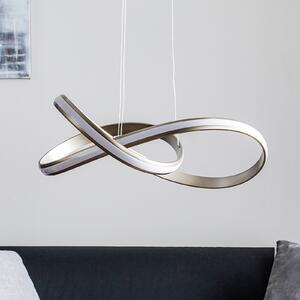 Melinda LED visilica, 30W, prigušiva, čelično siva