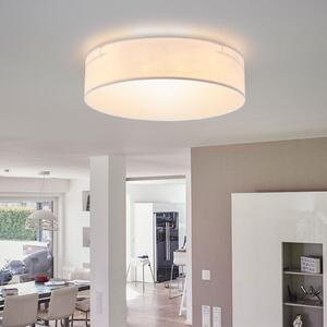 Smartwares Stropna svjetiljka Ceiling Dream, Ø 40 cm, tekstil, bijela, prigušiva, Bijela, Dnevni boravak/blagovaonica, Tkanina / tekstil