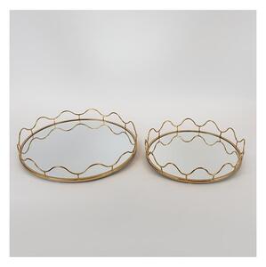 SET 2x Dekorativni poslužavnik pr. 39/30,5 cm