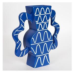 Keramička vaza 37,5x35,5 cm plava