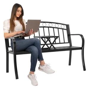 Garden line vrtna klupa s razglobivim stolom 127x53x84 cm – elegantno rješenje za vanjski prostor