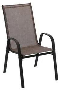 Garden line set od 2 smeđe vrtne stolice 54x72x96 cm – udobne i izdržljive