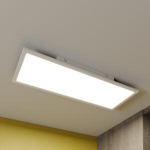 Lindby Luay LED panel, 80 x 30 cm, bijeli, 3000-6000K, prigušiva, Bijela, Kuhinja, Plastika