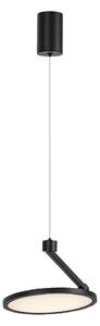 Rabalux 72327 - LED Luster na sajli OVIDIA LED/20W/230V crna
