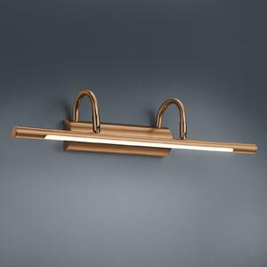 Trio Lighting Lorena LED zidna svjetiljka za sliku, starinski mesing, Bronca / stari mesing, Dnevni boravak/blagovaonica, Metal