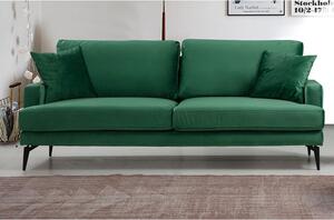 Atelier Del Sofa Trosjed PAPIRA zeleni, Papira 3 Seater