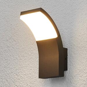 Lucande LED vanjska zidna svjetiljka Timm, 20 cm, antracit, IP54