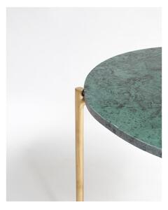 Okrugli mramorni stolić za kavu u zeleno-zlatnoj boji ø 50 cm Morgans - Really Nice Things