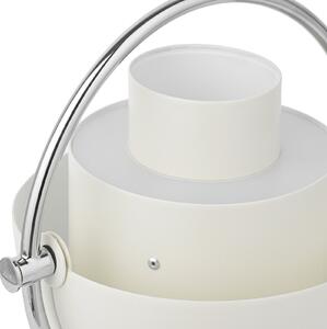 GUBI stolna lampa na baterije Multi-Lite, visina 30 cm, krom/bijela