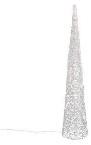 Božićno drvce prozirno 100 cm uklj. LED IP44 - Coni