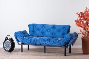 Atelier Del Sofa Trosjed na razvlačenje, Plava, Nitta Triple - Blue